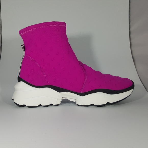 NR Rapisardi Shoes - NR Rapisardi Trainer Bootie w Stars & Sneaker Sole